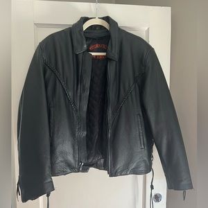 Vintage Midtown Cycles NYC Leather Motorcycle Jacket